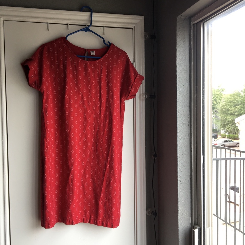 Boho Linen T Shirt Dress